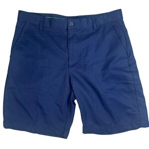 IZOD Golf Shorts Men’s 34 Navy Performance Stretch Moisture Wicking